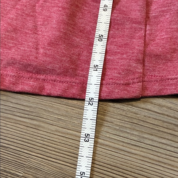 Halara U neck Flowy Maxi dress Sleeveless Side slit Coral Size S NWT Comfy Soft - Picture 10 of 11